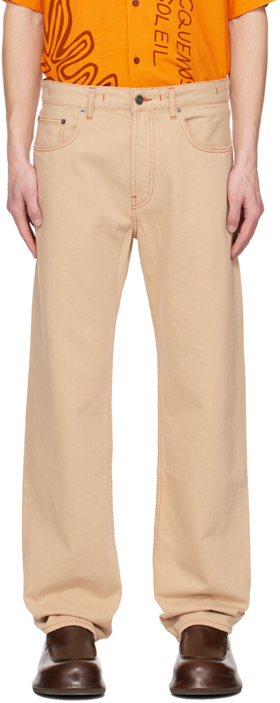 

Бежевые джинсы Le Raphia Le de Nmes Fresa Jacquemus