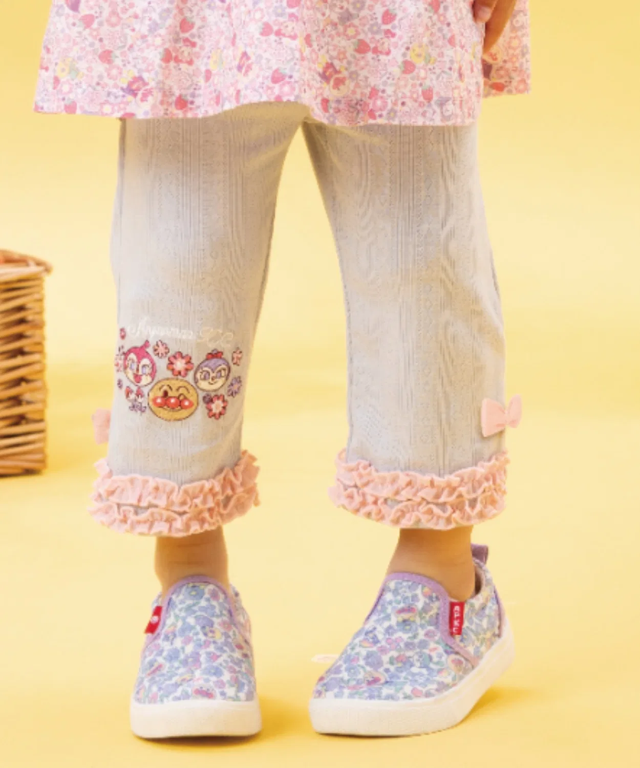 Леггинсы 7/8 с фриллом Anpanman Kids Collection серые
