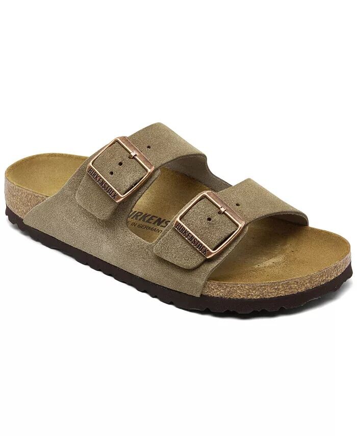 

Женские замшевые сандалии Arizona от Finish Line Birkenstock, бежевый