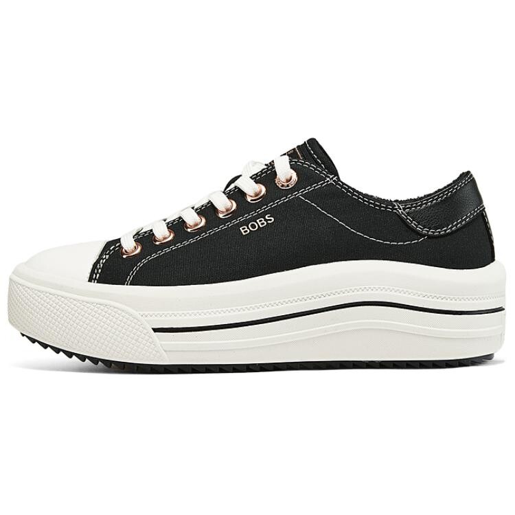 

Кеды, обувь для скейтбординга Bob's, женская, низкая, черный/белый Skechers