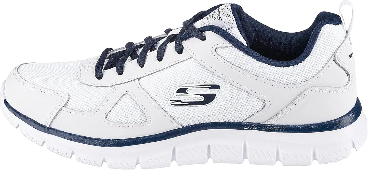 Мужские кроссовки Skechers Track-Scloric 52631-bbk, белый/синий — фото 2