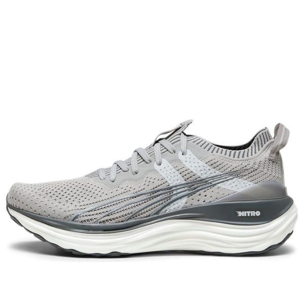 

Кроссовки foreverrun nitro knit 'concrete grey' Puma, серый