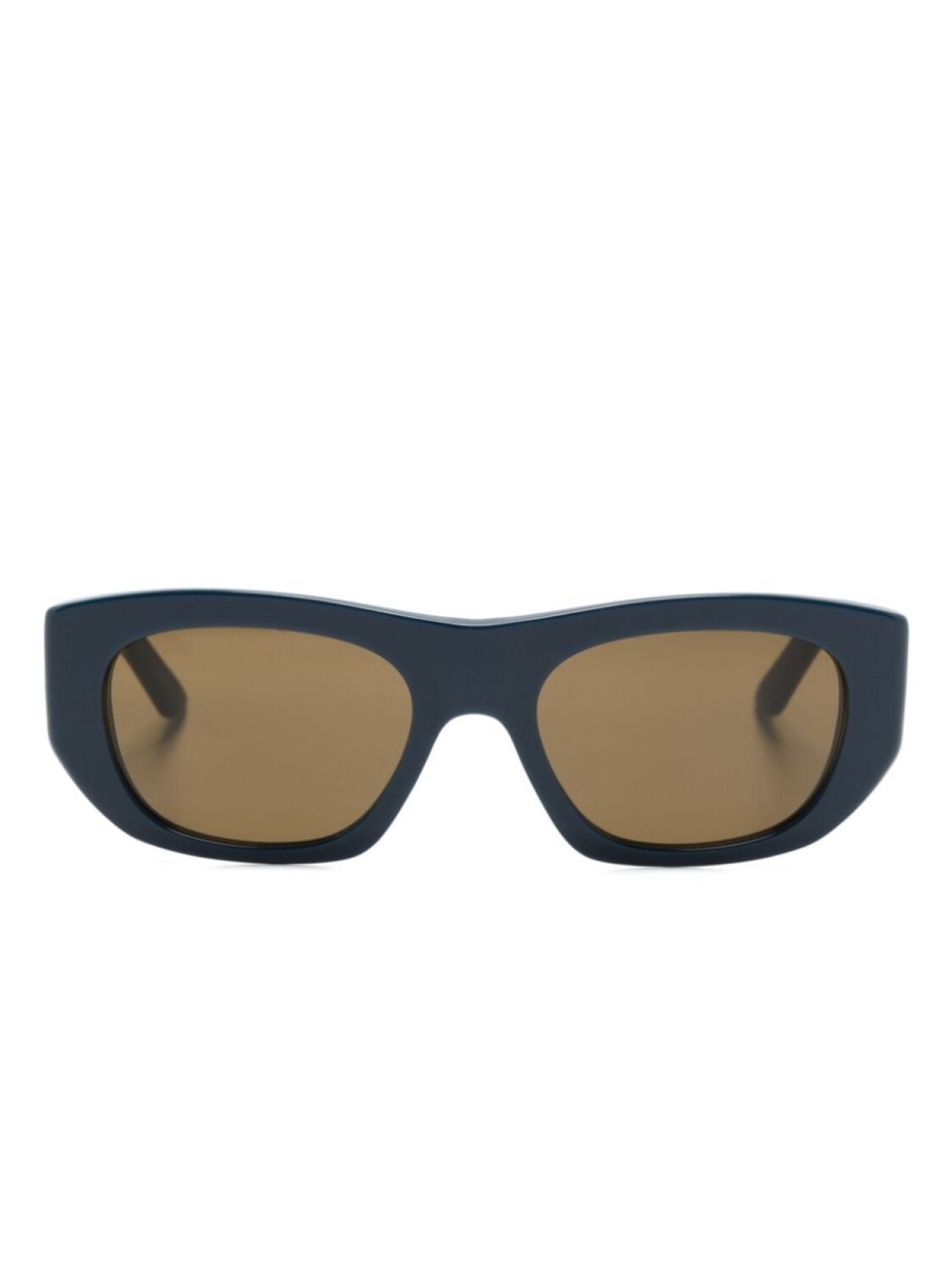 

Солнцезащитные очки в геометричной оправе Alexander McQueen Eyewear, синий