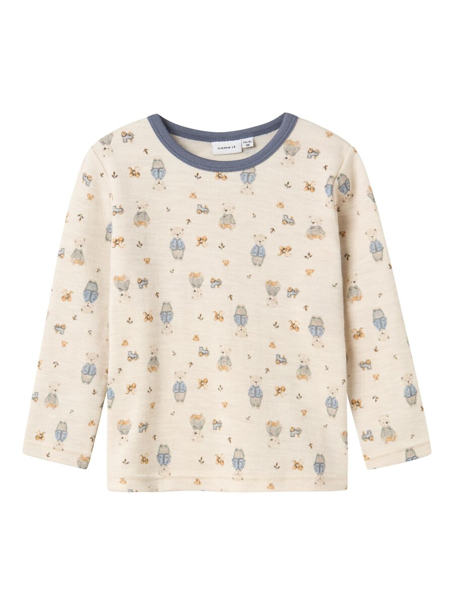 

Лонгслив NAME IT Shirt, бежевый