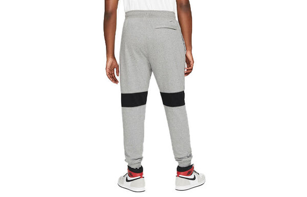Спортивные штаны Men's Air Jordan Dri-Fit Logo Contrasting Colors Knit Sports Pants/Trousers/Joggers Gray, серый — фото 2