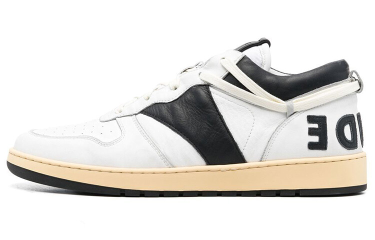 

RHUDE Rhecess Low 'White Black' SSENSE Exclusive