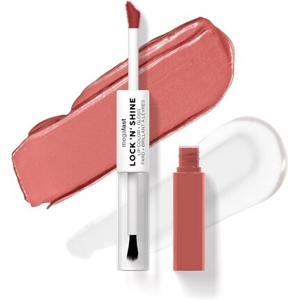 

Wet n Wild Megalast Lock n' Shine Двусторонняя краска для губ и прозрачный блеск с витамином Е и формулой, обогащенной маслом жожоба, оттенок Nude Illusion Wet 'N' Wild, Красный, Wet n Wild Megalast Lock n' Shine Двусторонняя краска для губ и прозрачный б