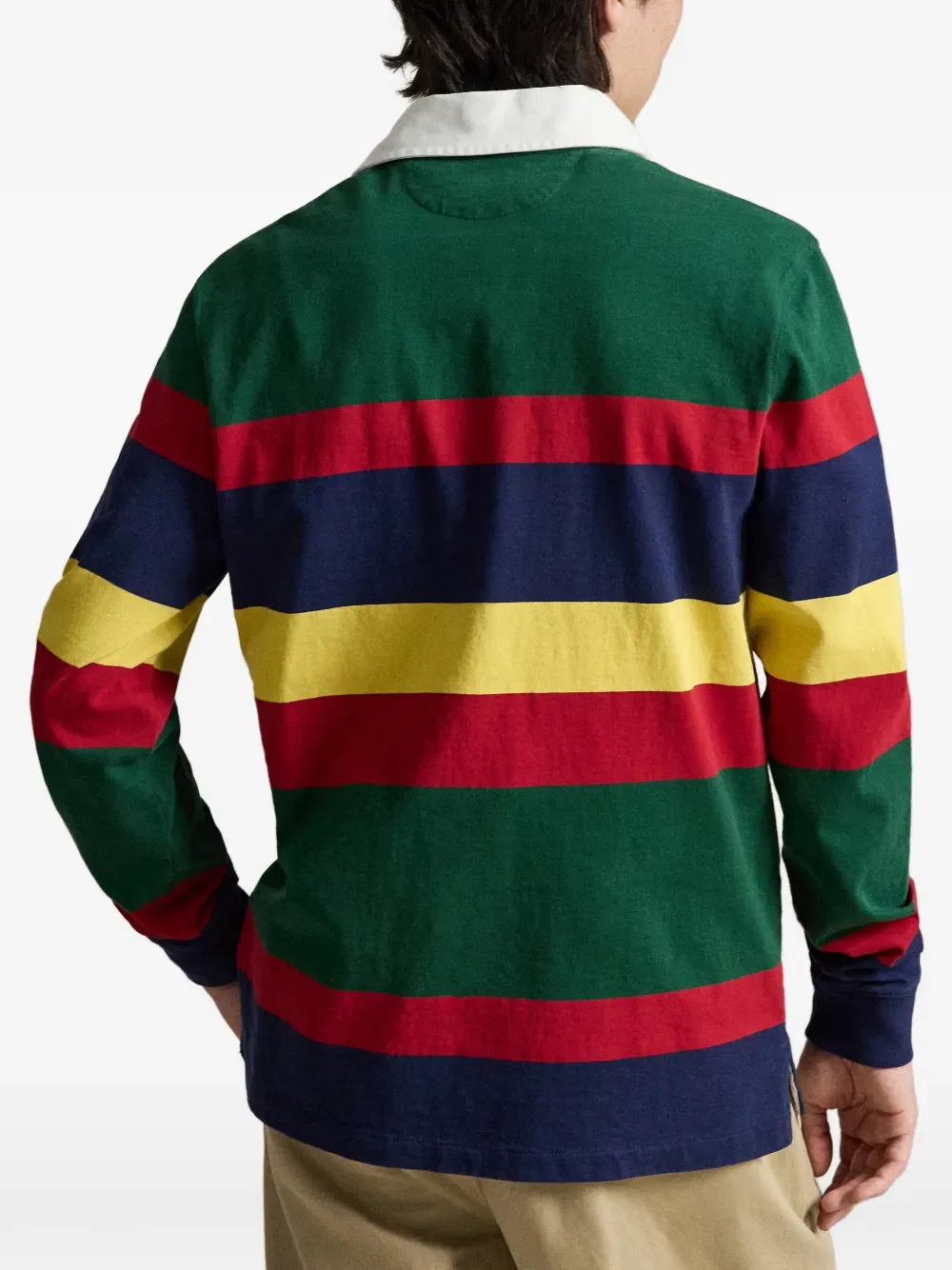 Знаменитая рубашка-поло для регби Polo Ralph Lauren, зеленый — фото 4