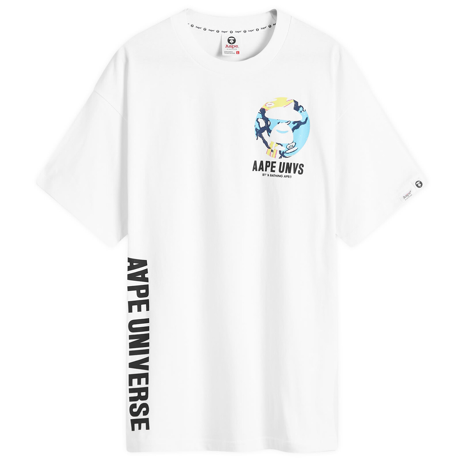 

Футболка Aape Graffiti Back Stamp T-Shirt, белый