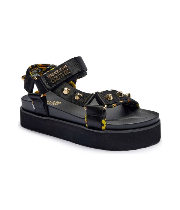 Сандалии Аризона Versace Jeans Couture, черный