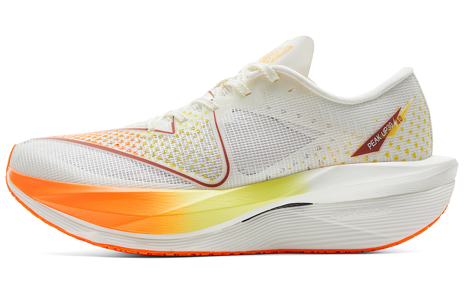 

PEAK Кроссовки для бега Taichi Up30 4.0 мужские, низкие, суперлегкие, белые, желтые
