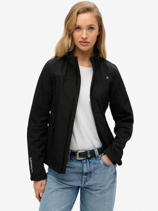 

Треккерская куртка с мягкой оболочкой Superdry, черный