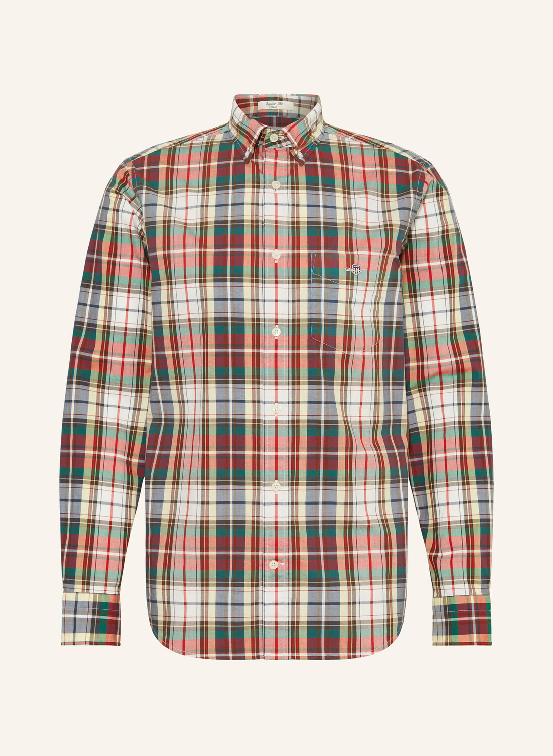 

Рубашка стандартного кроя Gant, красный