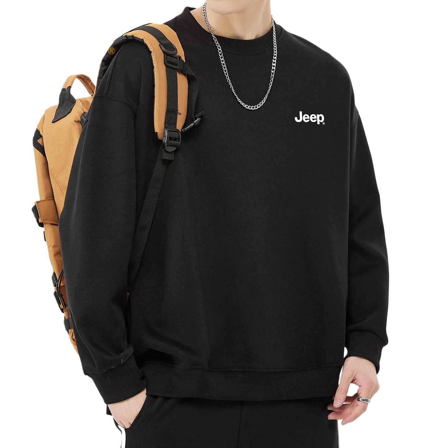 

Свитшот Leisure Collection Unisex Jeep, черный