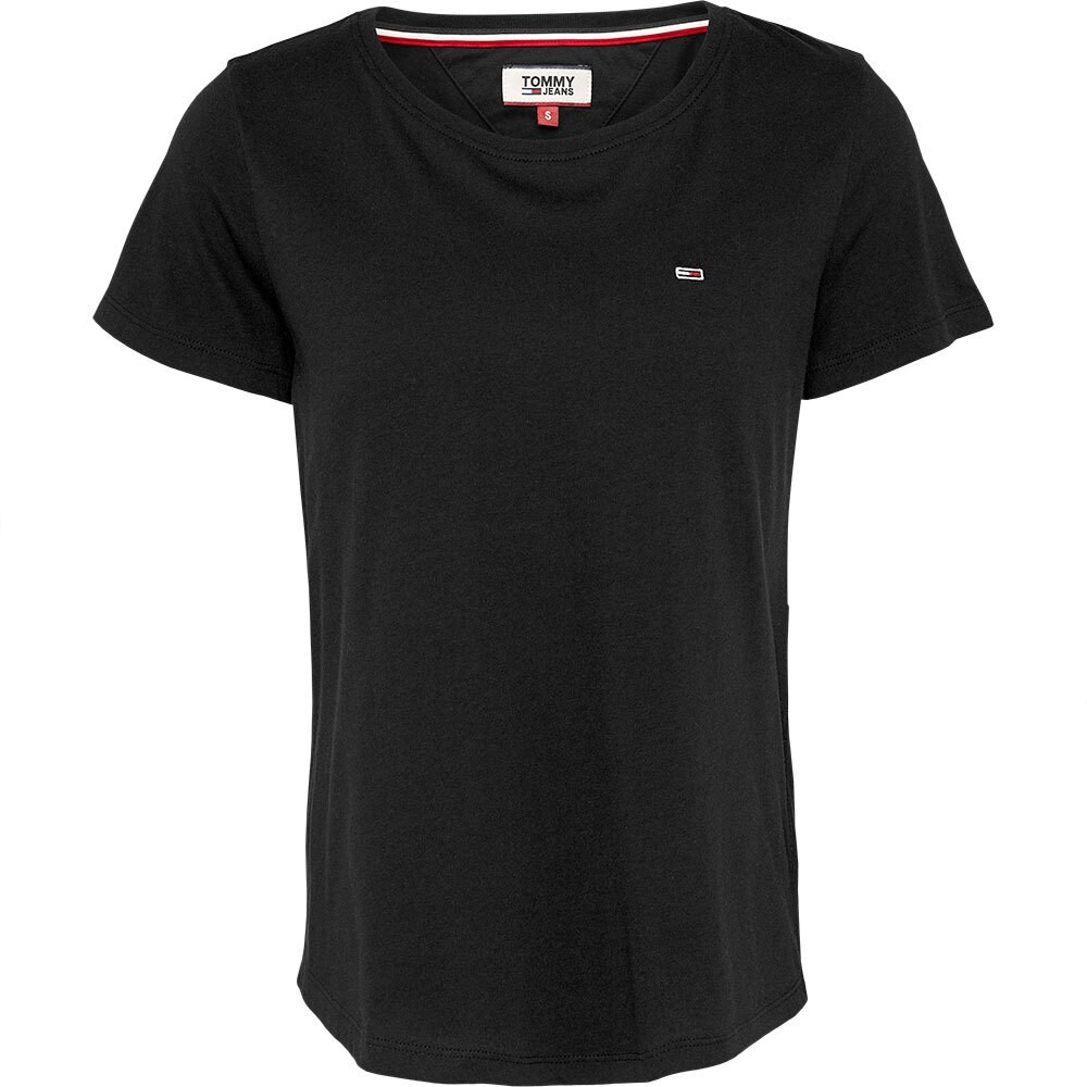 

Футболка Tommy Jeans Soft Short Sleeve Crew Neck, черный