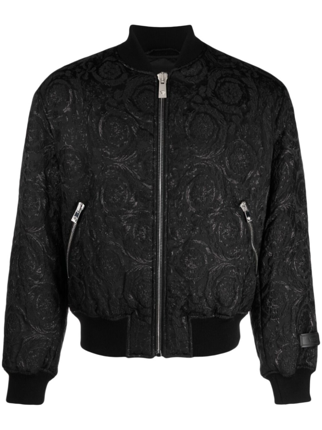 

Versace бомбер Baroque Cloquet, черный