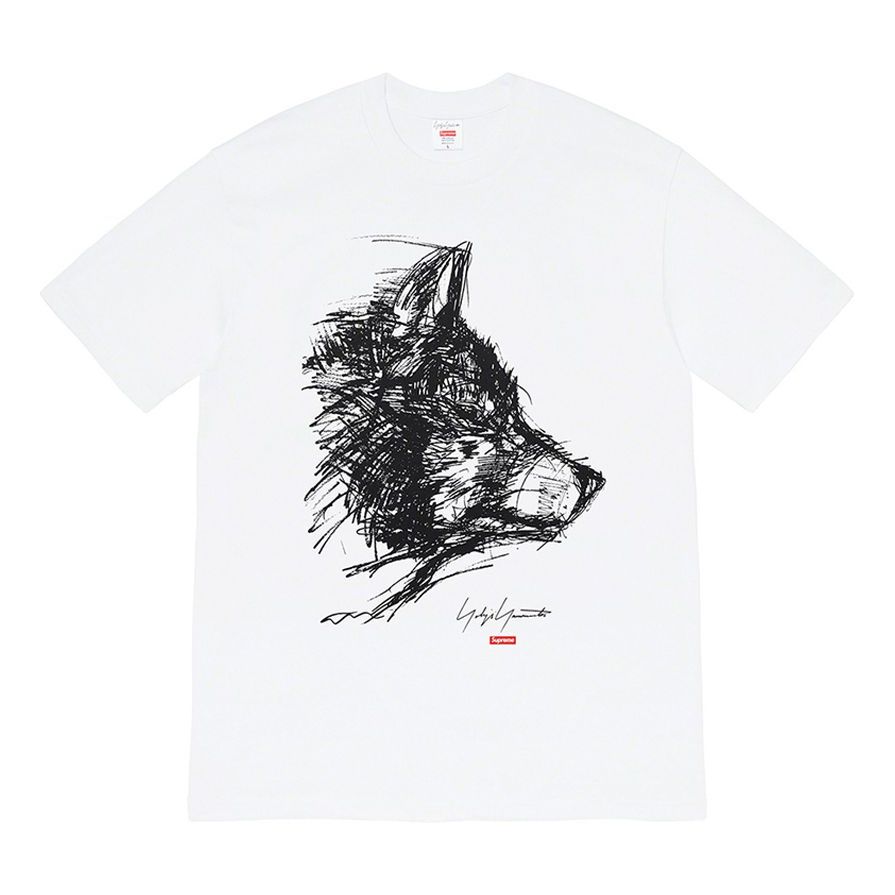 

Футболка Supreme FW20 Week 4 x Yohji Yamamoto Tee 'Black White', черный