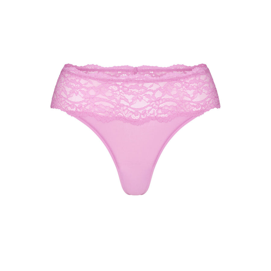 

Стринги SKIMS Fits Everybody Lace, цвет Petal
