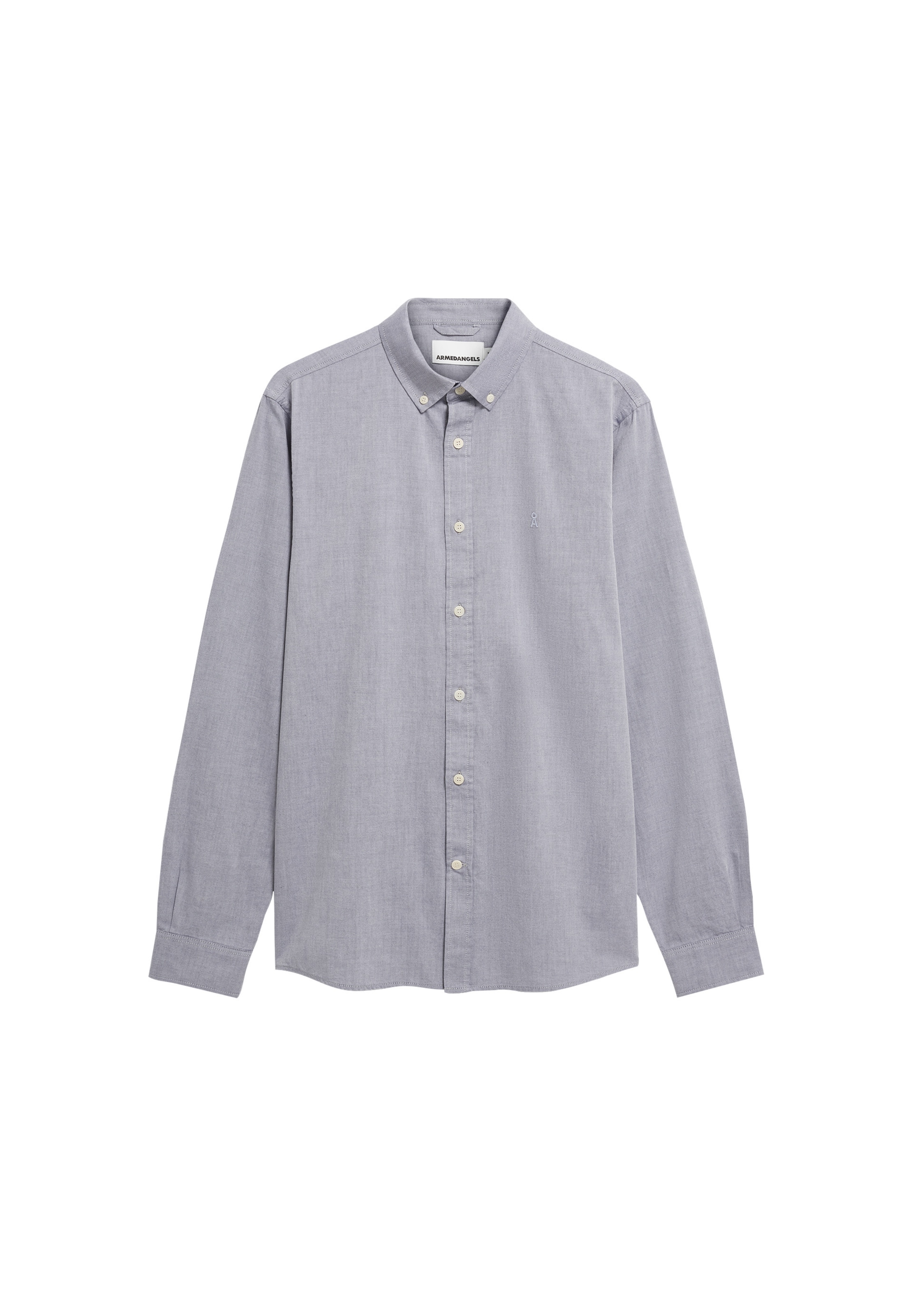 

ARMEDANGELS Рубашка на пуговицах Regular fit в темно-синем цвете
