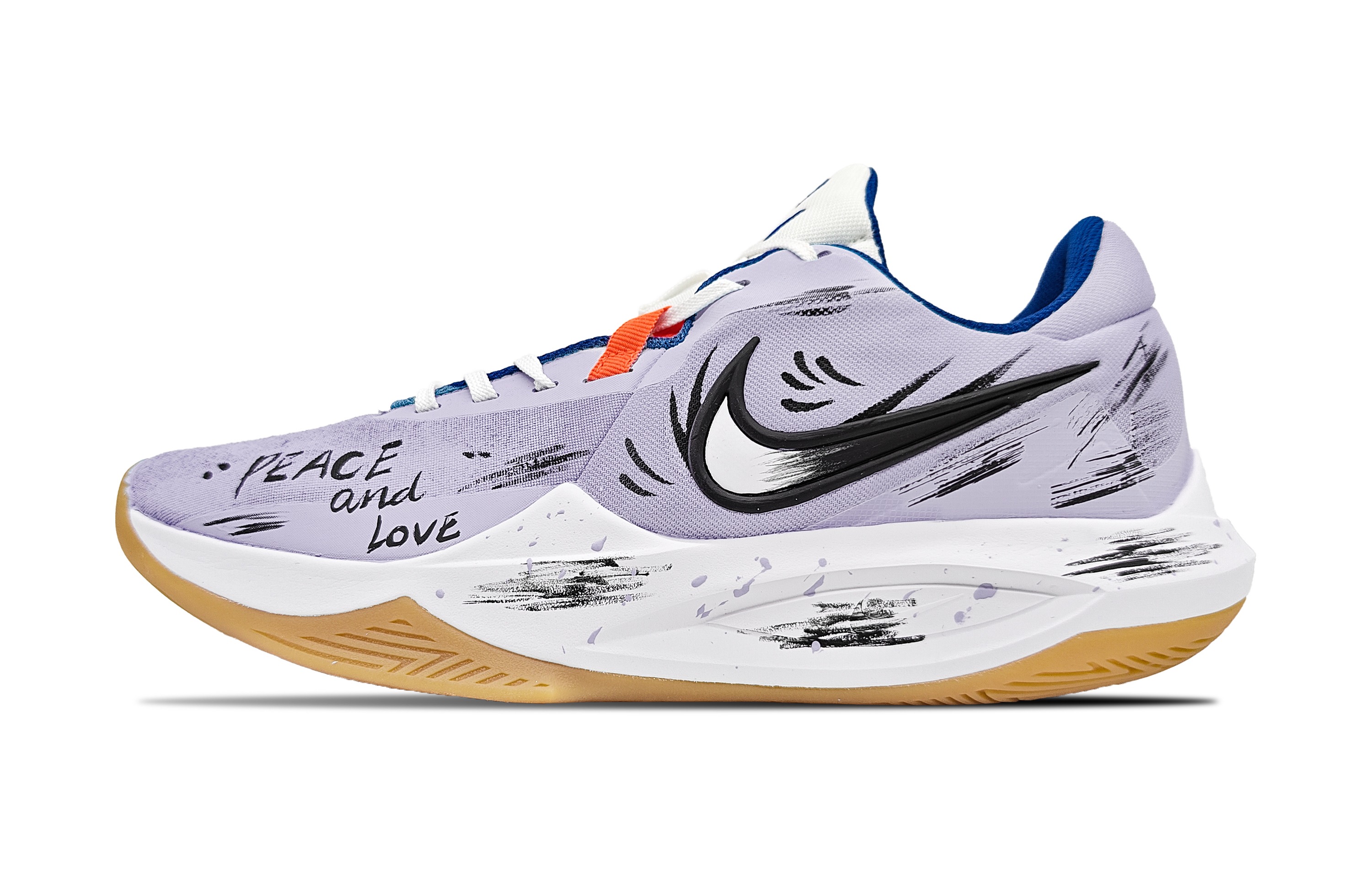 

Nike Баскетбольные кроссовки Precision 6 Taro с антискользящей подошвой, мужские, светло-фиолетовые