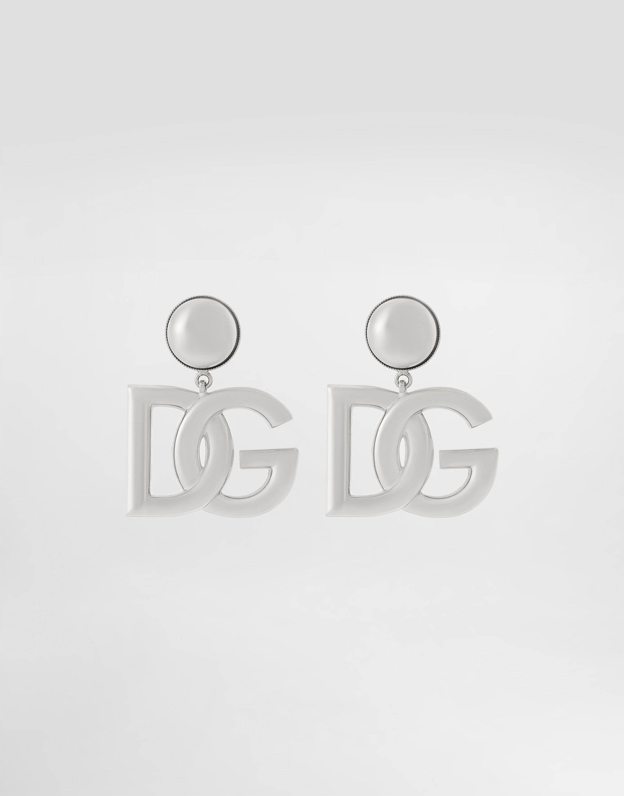 

Серьги-кисточки kim dolce&gabbana с клипсами и логотипом dg Dolce & Gabbana, серебряный