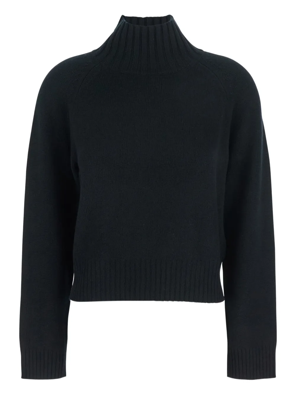 

Свитер из кашемира с воротником-стойкой Allude, черный