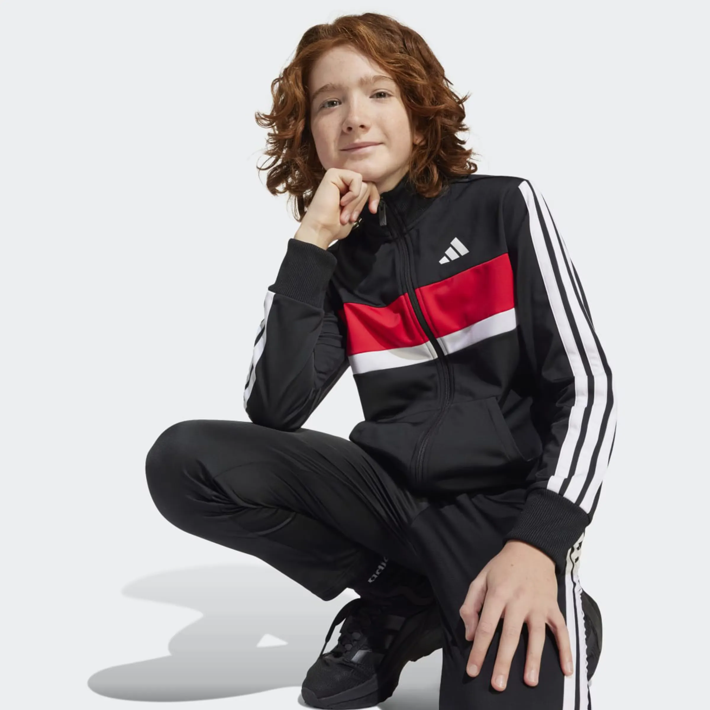 Детский спортивный костюм Tiberio 3S adidas, черный — фото 3