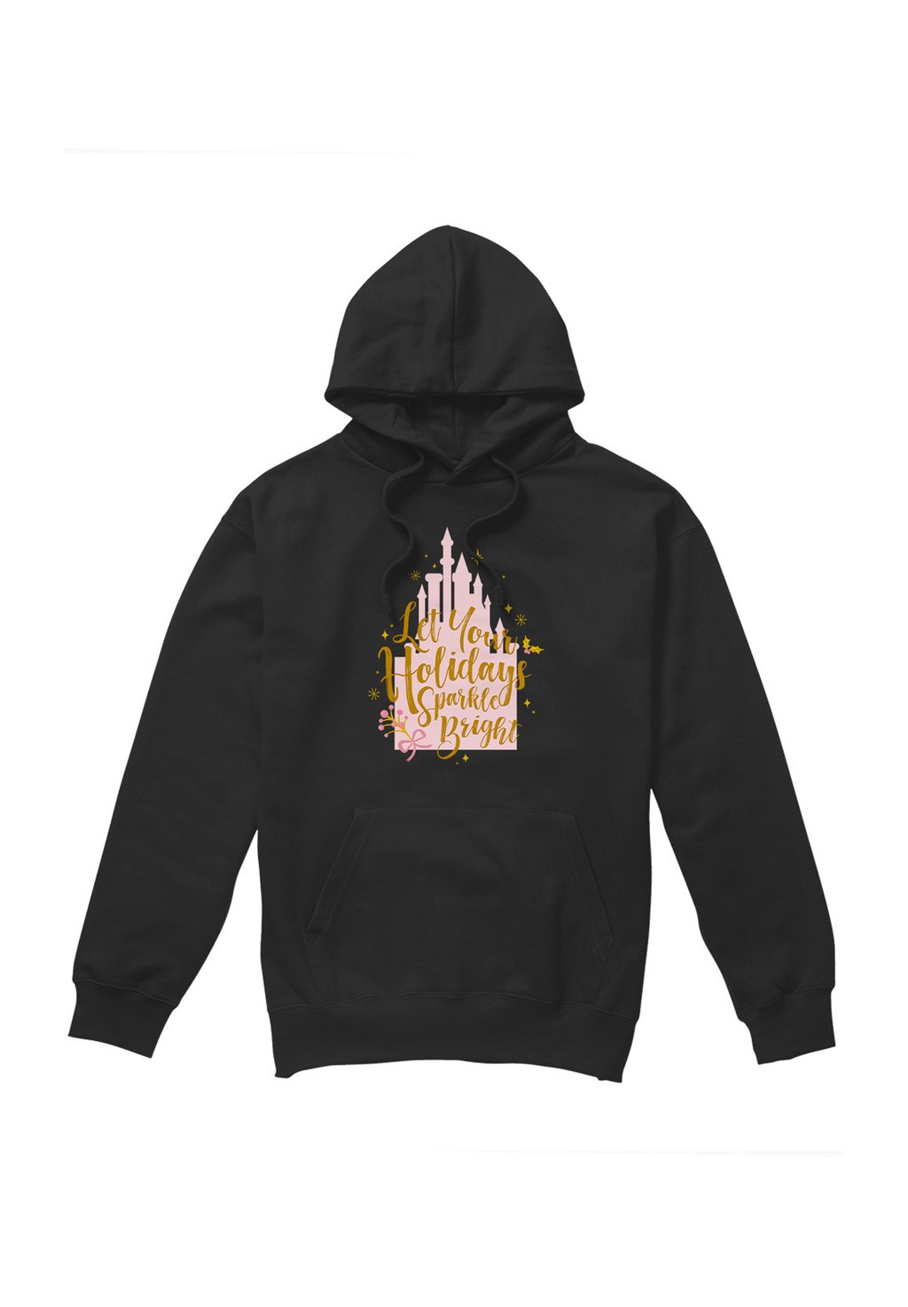

Толстовка DISNEY PRINCESS LET YOUR HOLIDAYS SPARKLE BRIGHT Disney, черный