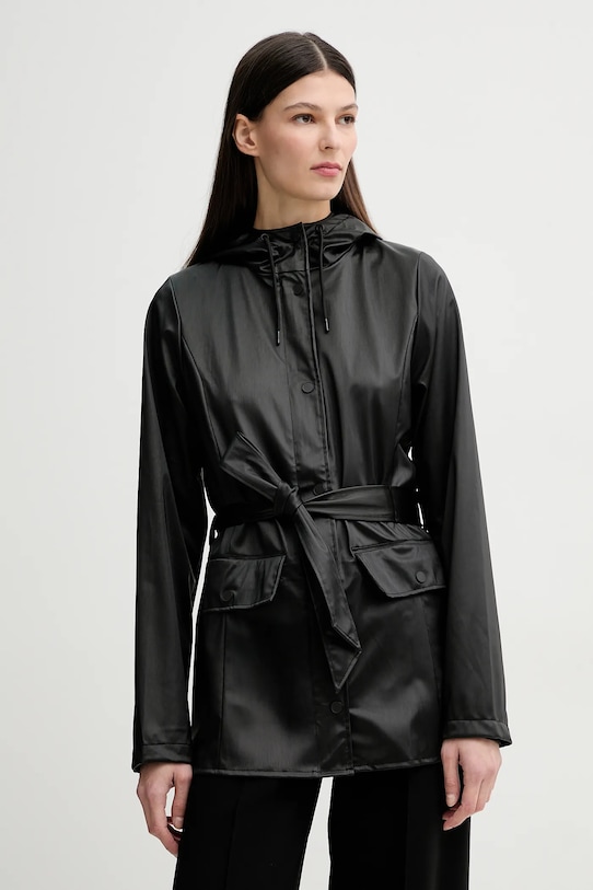 

Куртка Curve Jacket W1 Rains, черный
