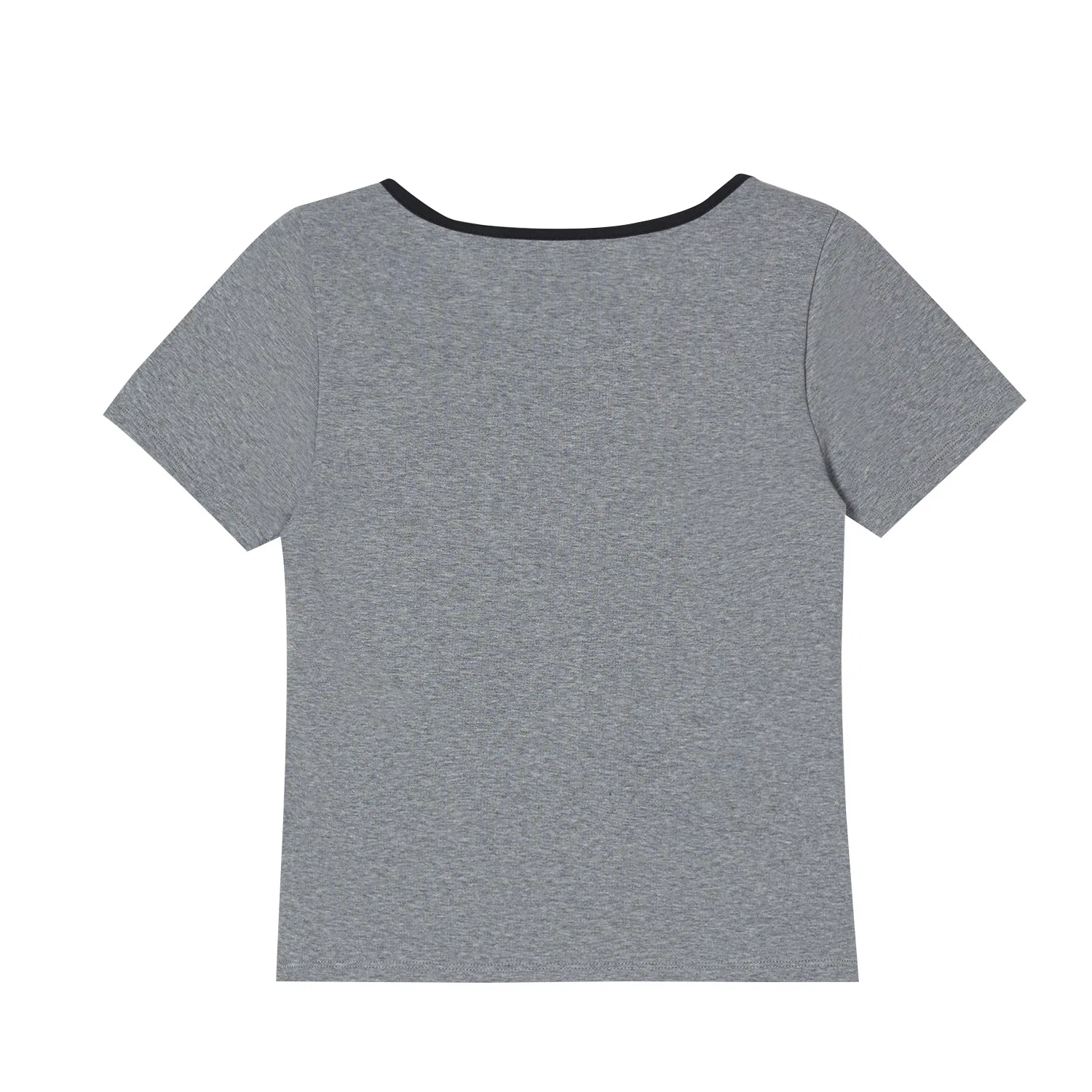 Футболка женская серая crew neck Levis, Gray — фото 3