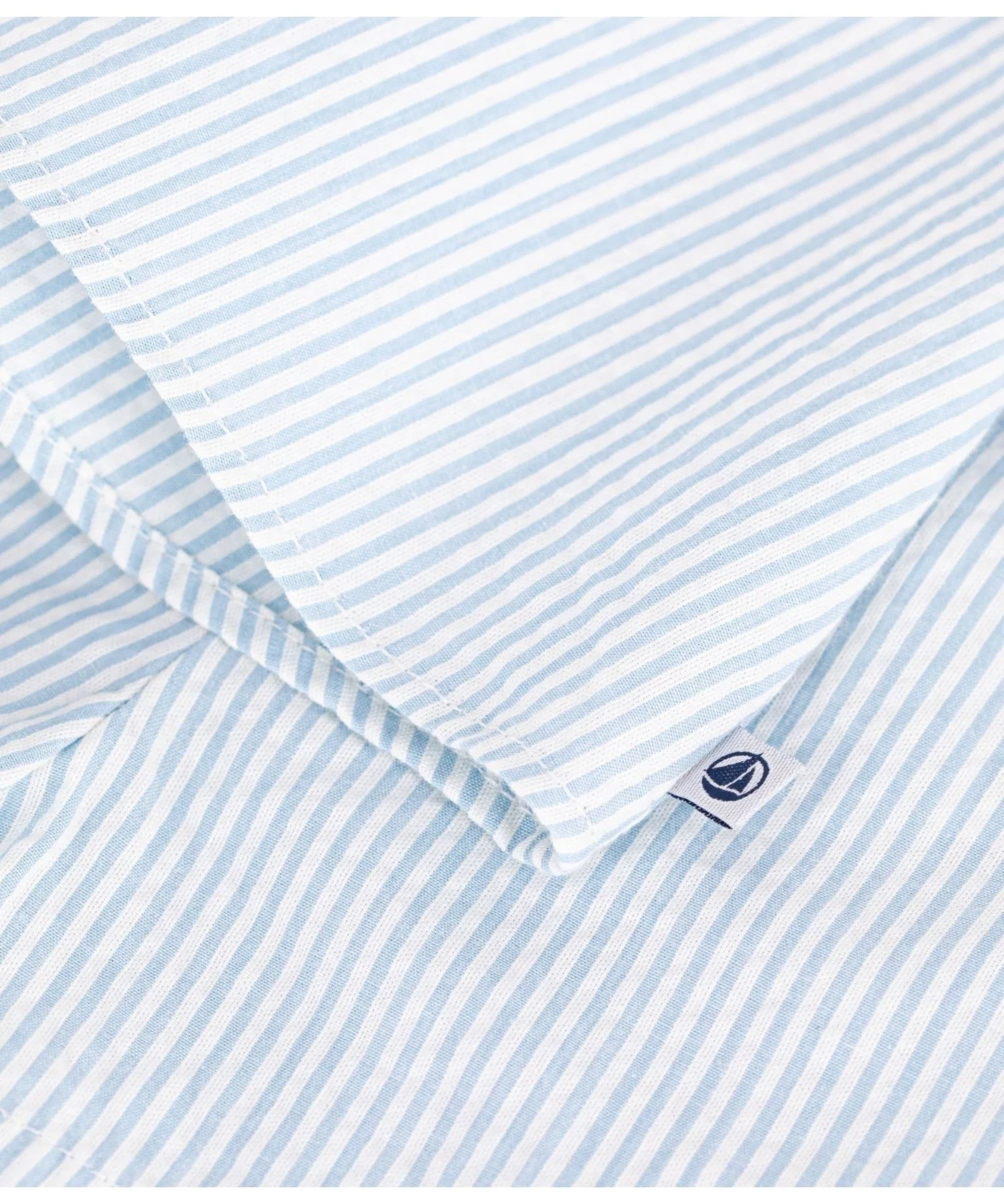Детский комплект из хлопка Petit Bateau с оборками бежевый — фото 4