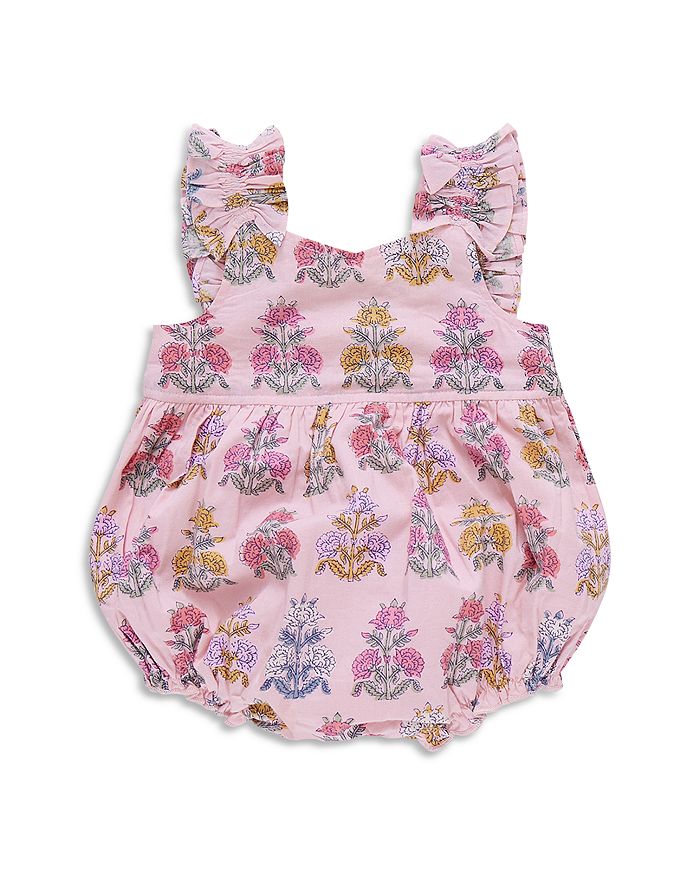 

Детский комбинезон "Flowerette" с рюшами для девочек Pink Chicken, розовый