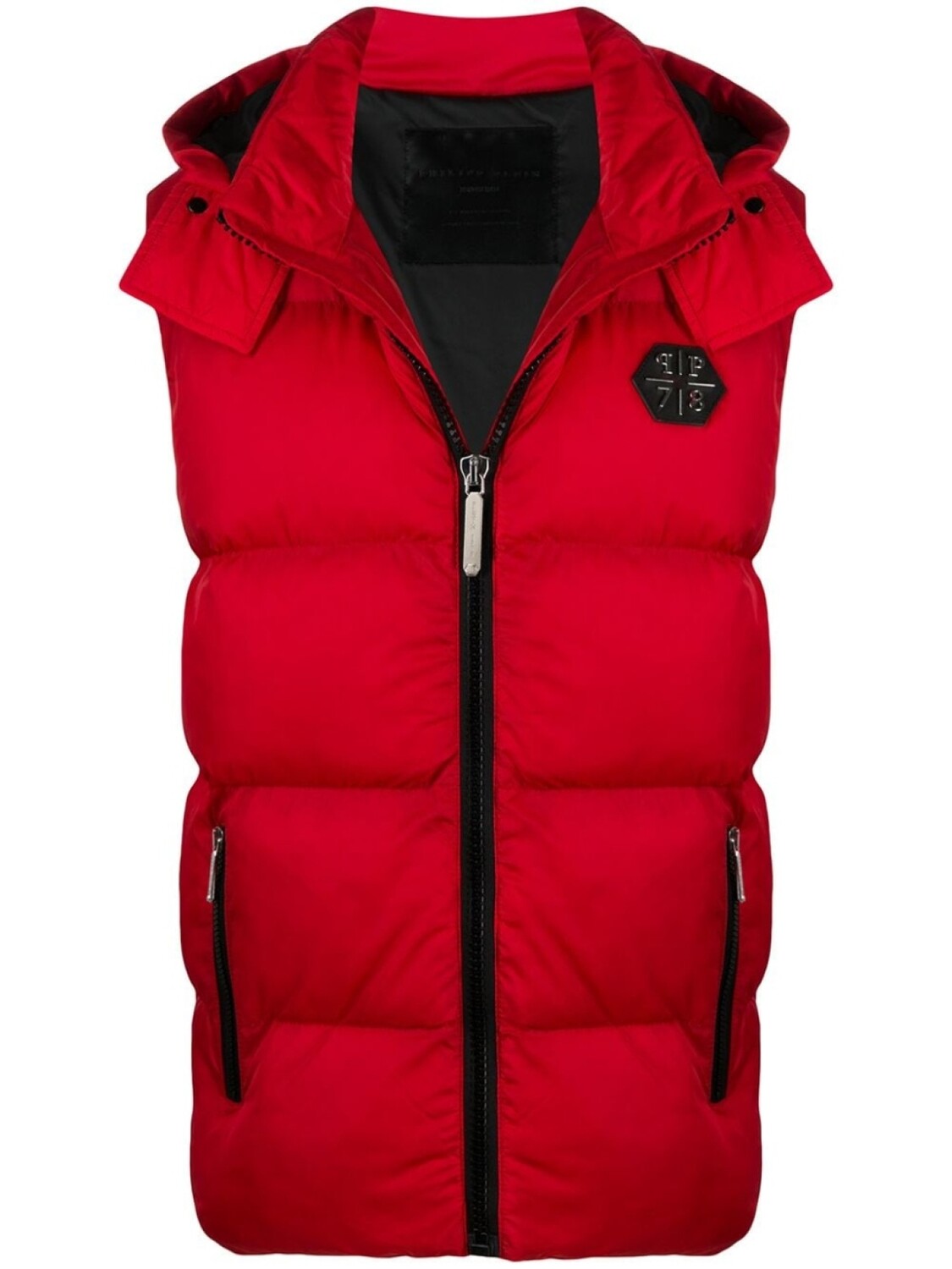 

Дутый жилет Philipp Plein, красный