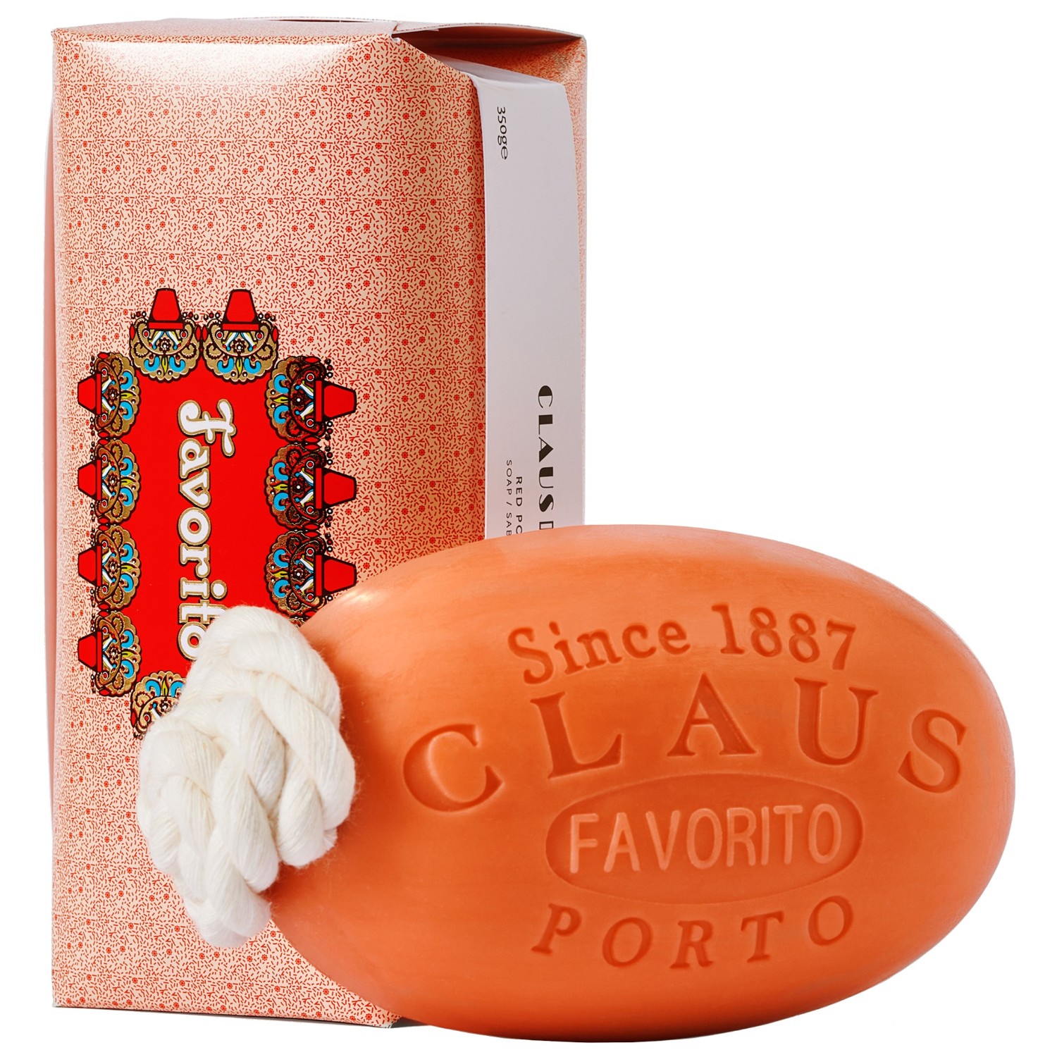 

Мыло для рук favorito soap on a rope Claus Porto, вес 350 гр.