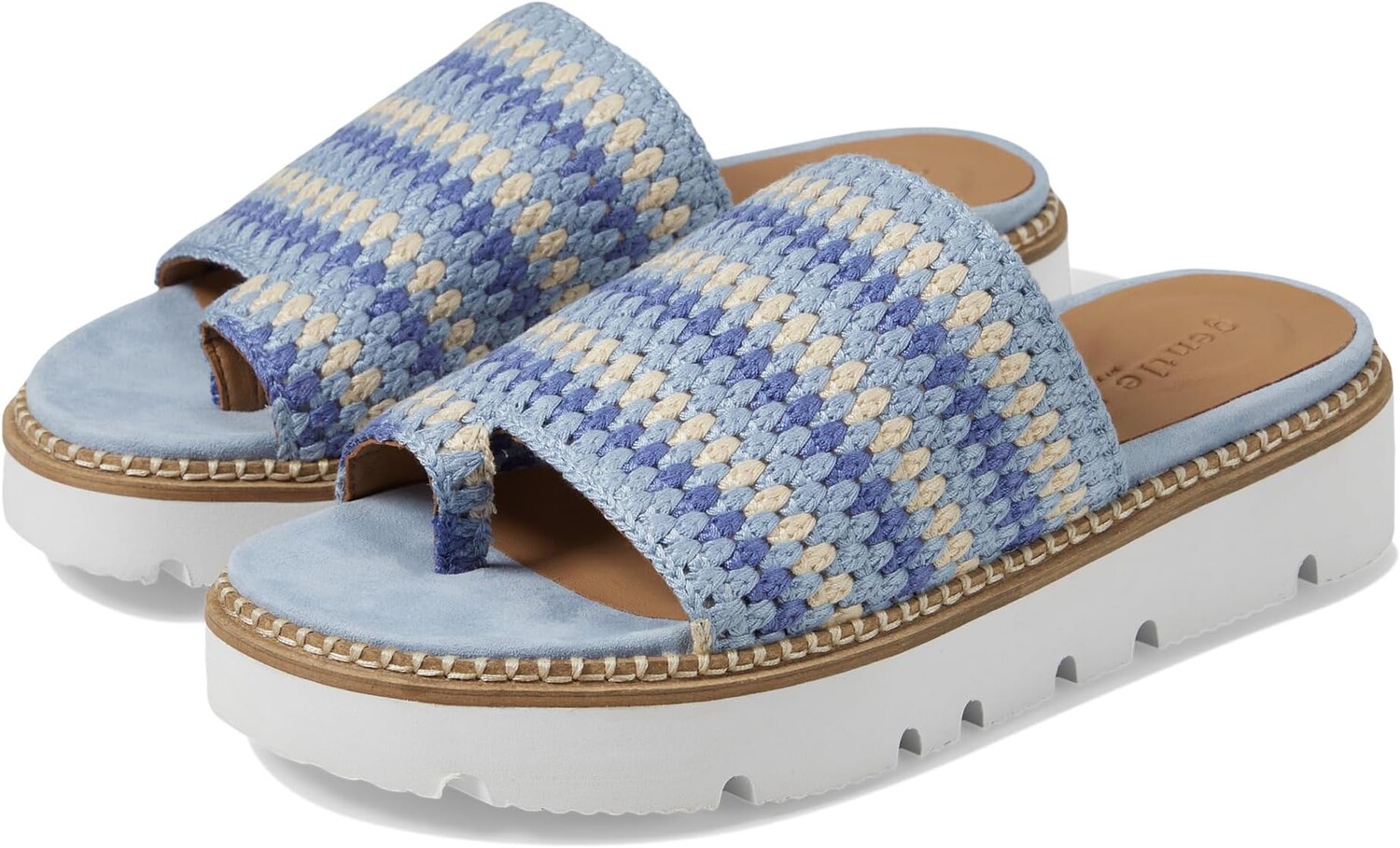 Сандалии Gentle Souls by Kenneth Cole Lavern, цвет Blue Multi Fabric