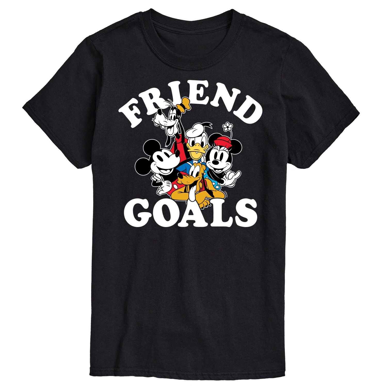 

Футболка Disney Big & Tall Friend Goals License, черный