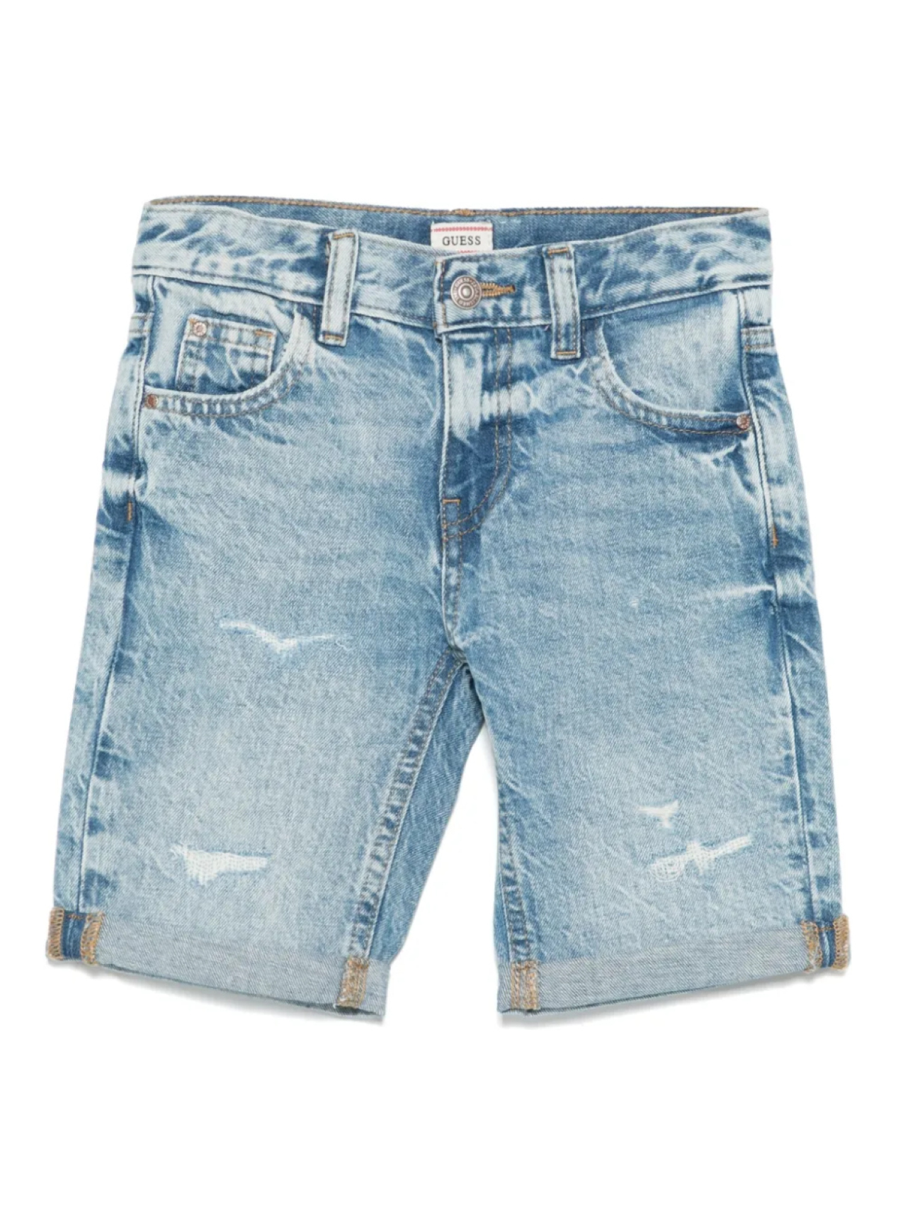 

Джинсовые шорты guess kids, синий