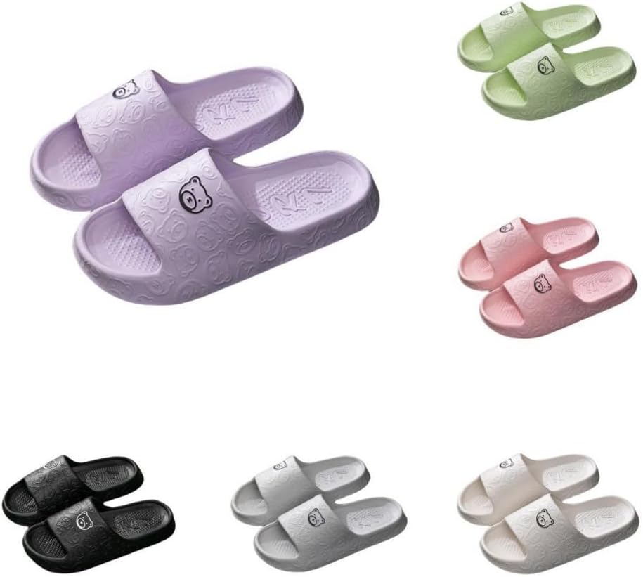 

Милые шлепанцы с медвежонком для женщин Albiva, фиолетовый