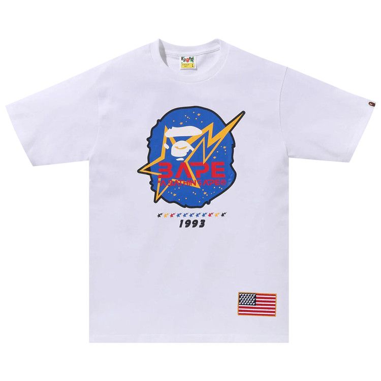 

Футболка BAPE Space Ape Head Tee, White
