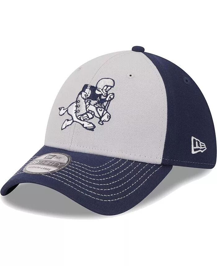 

Мужская серо-темно-синяя шляпа Dallas Cowboys Retro Joe Main 39THIRTY Flex Hat New Era