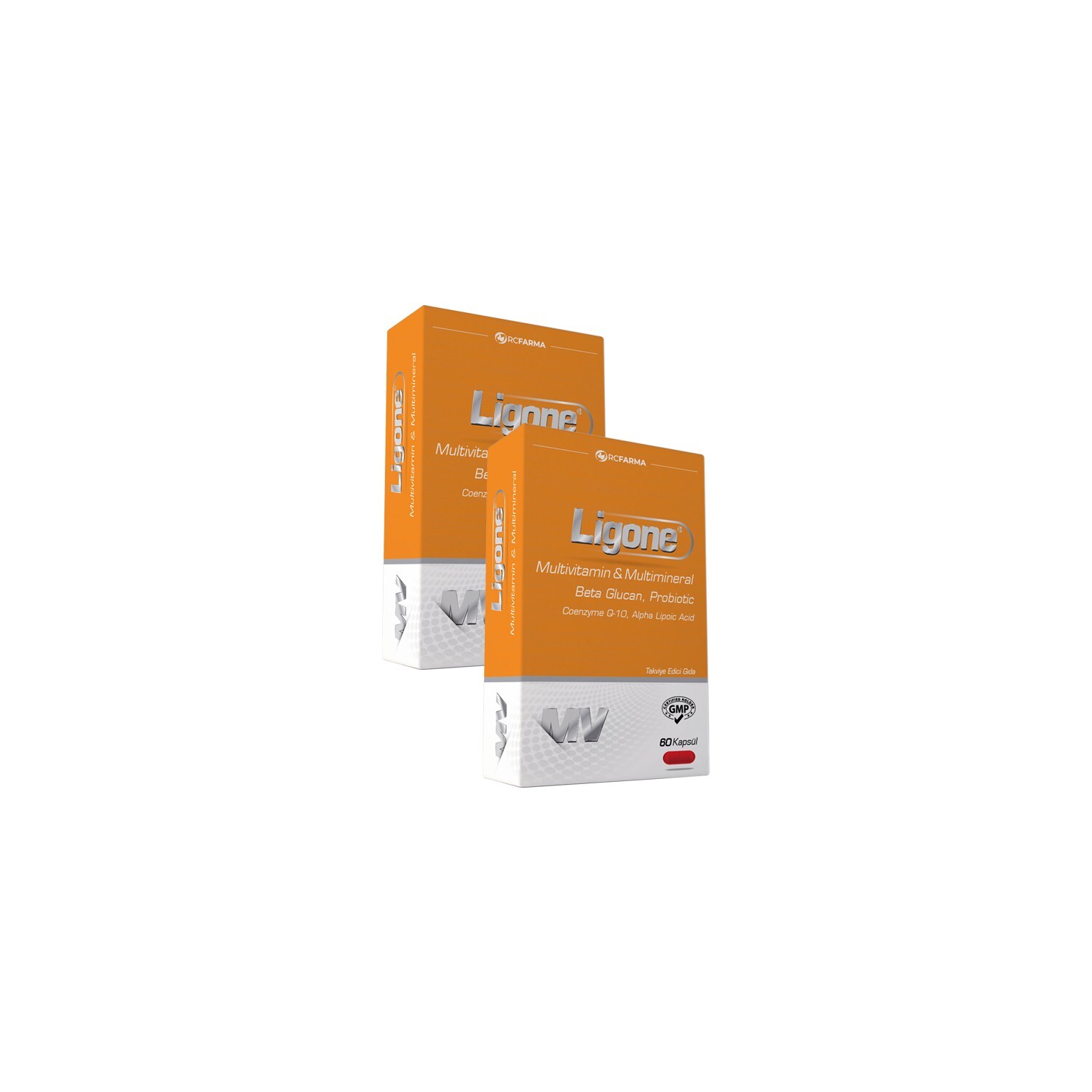 

Добавка Newdrog Ligone Beta Glucan, 2 упаковки по, 60 капсул