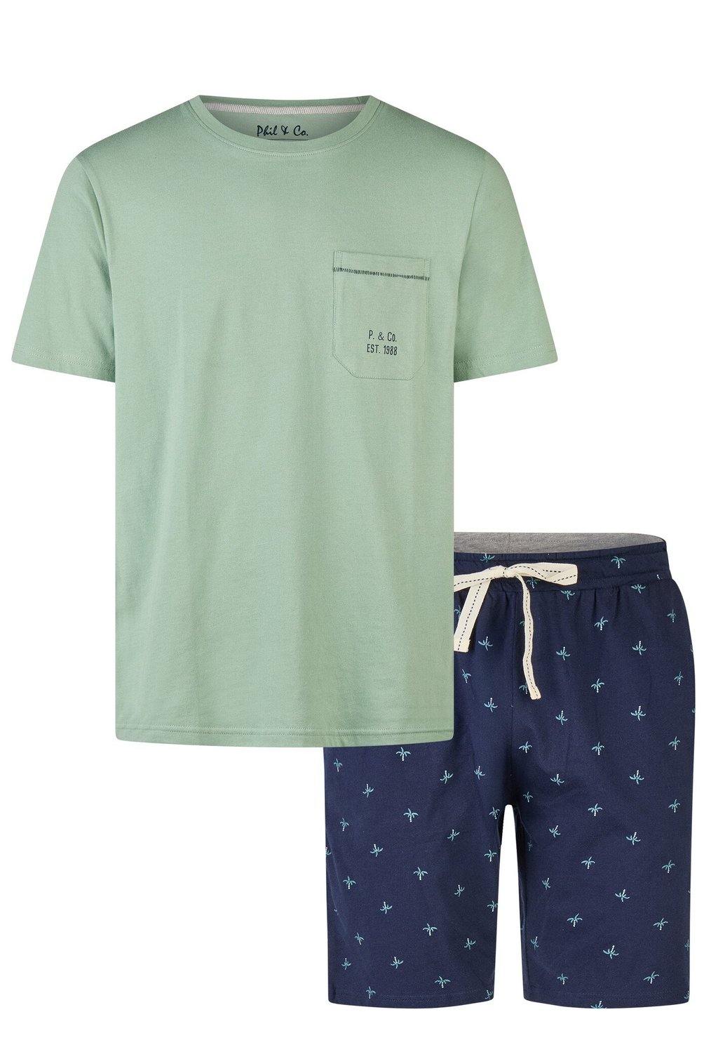 

Пижама SHORT SET Phil & Co. Berlin, зеленый