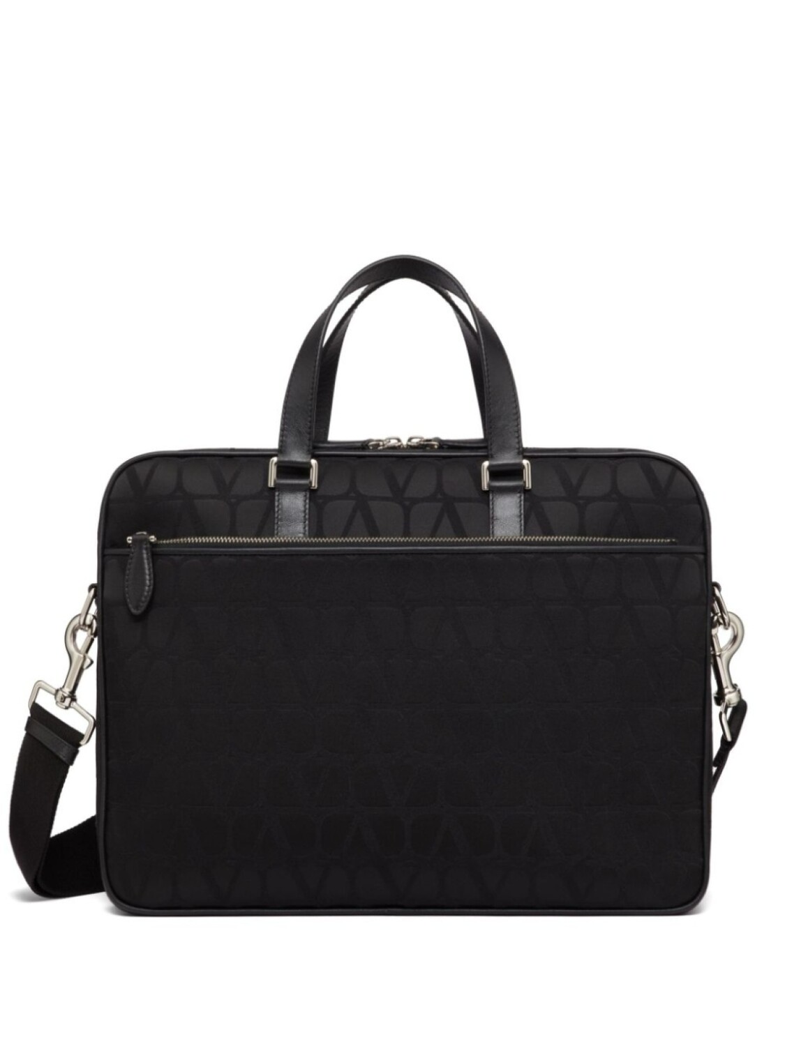 

Valentino Garavani портфель Toile Iconographe, черный