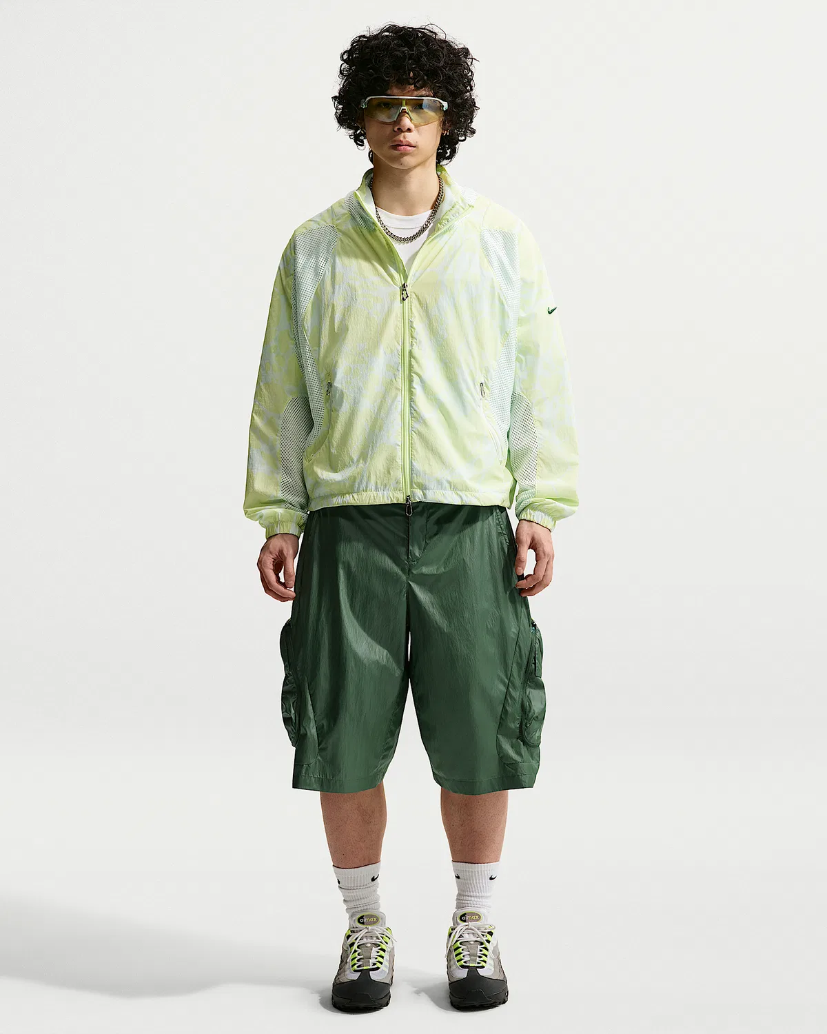 Мужские шорты карго Woven Pod Nike Project F.R.O.G., Fir/Barely Volt/Barely Green