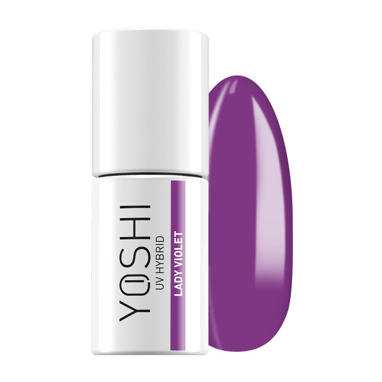 

Лак гибридный Yoshi UV LED Lady Violet №126, 6 мл