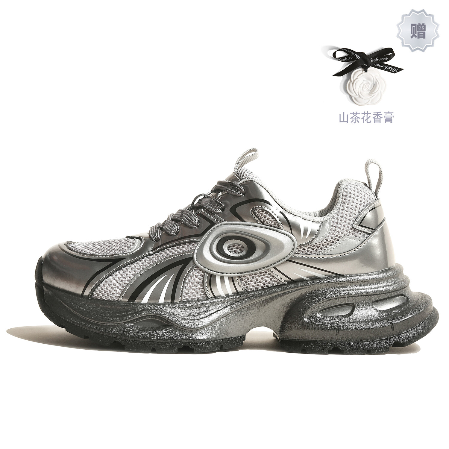 

Кроссовки GARDEN CAT Chunky Sneakers Women's Low-top, цвет Gunmetal