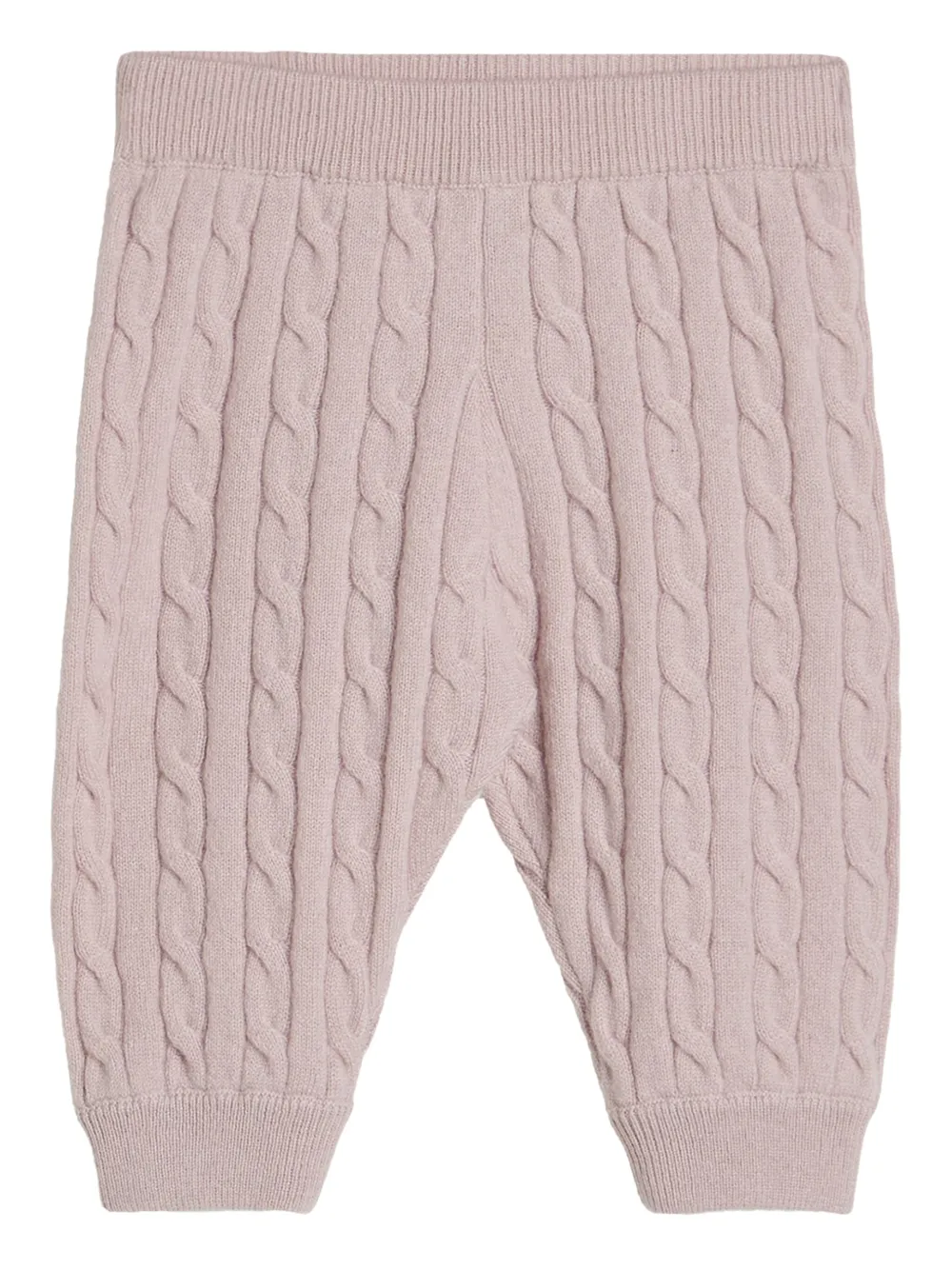 

Брюки Bernie Baby фактурной вязки Brunello Cucinelli Kids, розовый