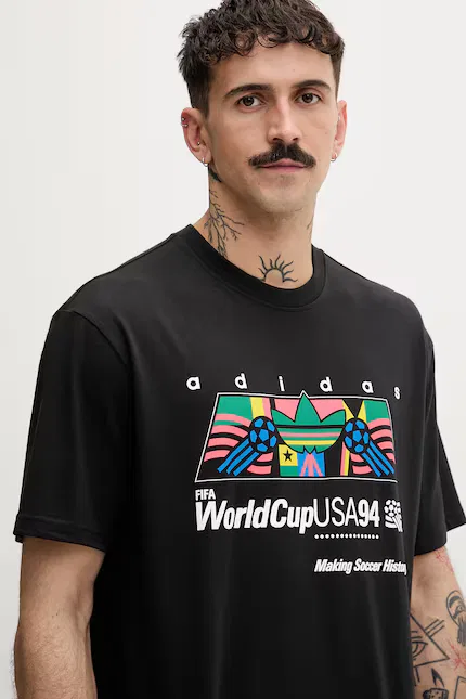 Футболка с принтом T-shirt Adidas Originals, черный — фото 4