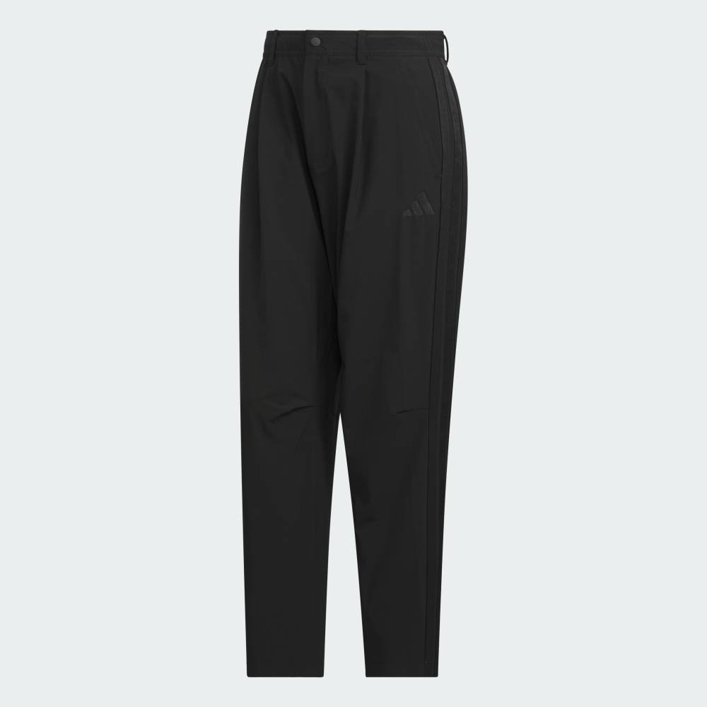 Легкие эластичные брюки свободного кроя для поездок на работу. Adidas, black — фото 4