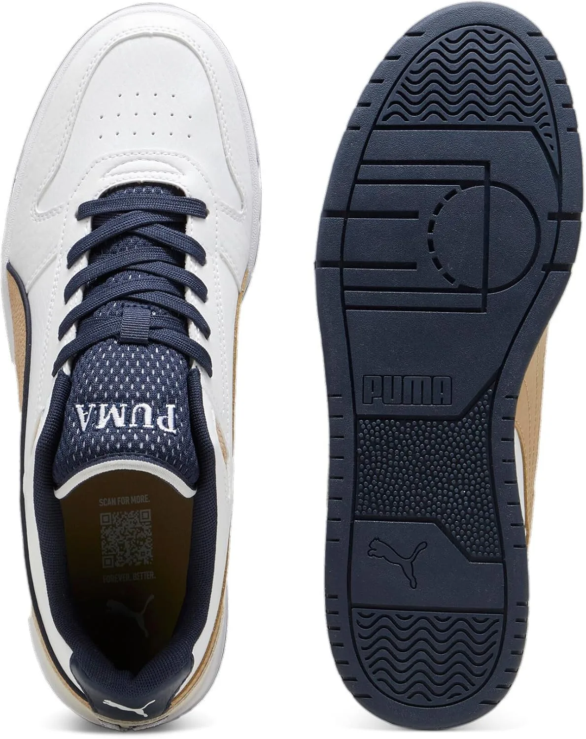 Кроссовки RBD Game Low Track Shoe Puma, белый — фото 4